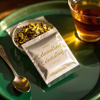 Sachet de thé café à fermeture éclair étanche recyclable personnalisé refermable emballage de qualité alimentaire Doypack pochette plate échantillon sachet de thé