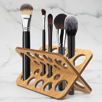 Vente directe des fabricants, porte-pinceaux de maquillage en bois avec logo personnalisé, organisateur ACC-133 FCA, emballage en vrac, fabriqué en Chine, meilleure qualité