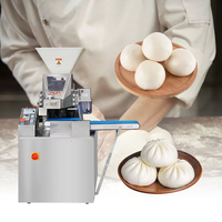 Diviseur automatique de pâte à hamburger et machine à arrondir Machine à faire des petits pains à hamburger