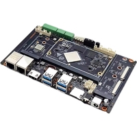 Papan Kontrol POS Mini Smart ATX Industri AMD CPU 4G DDR SATA 128GB LVDS Mesin Penjual Otomatis Iklan SimFXB