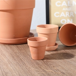 <span class=keywords><strong>Macetas</strong></span> pequeñas <span class=keywords><strong>de</strong></span> cerámica <span class=keywords><strong>de</strong></span> terracota para jardín al aire libre, Mini maceta redonda <span class=keywords><strong>de</strong></span> <span class=keywords><strong>Navidad</strong></span>, decoración para suelo para uso en habitación - Product Image 4