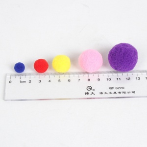 Wholesale 500 Pieces 1 Inch Pompon Ball Assorted Color Pompoms Soft Toy Balls for Hobby Supplies and Creative <b>Craft</b> DIY Material - Product Image 2