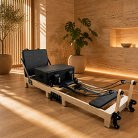 Machine de Pilates Reformer en chêne durable et écologique, prix usine OEM ODM 2026, pour studio de yoga et usage domestique