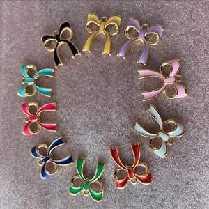 צבע אמייל אבץ סגסוגת קשת קסם DIY מתכת קשת קסם לצמידים קטן מתכת קשת קסמי תכשיטי חזיית אביזרי הלבשה תחתונה - Product Image 5