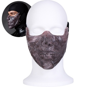 Máscara de Silicona SHAZ con Diseño de Cara Desollada, Máscara Facial Media para Adultos, Juego Sensorial BDSM, Ayuda Sexual Oral, Accesorio para Fiestas de Disfraces y Fetiches - Product Image 1
