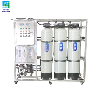 Système de traitement d'eau potable par osmose inverse industrielle 1000L/H avec pompe PLC Garantie 1 an