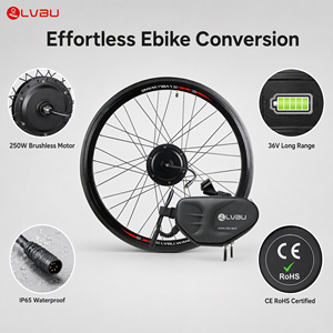 Kit di conversione per bicicletta elettrica a lunga autonomia LVBU, motore da 250W/350W, batteria a bottiglia da 36V 12Ah per bici da montagna e da strada - Product Image 5