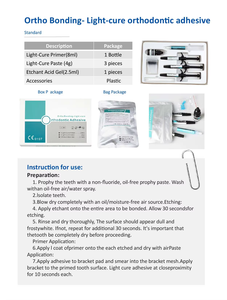 AURWEN Kit de Adhesivo en Gel Ácido Grabante y Pasta Primerizadora de Fotocurado para Ortodoncia <span class=keywords><strong>Dental</strong></span>, para Adhesión de Brackets - Product Image 5