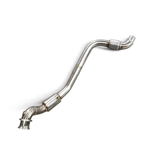 SS304 T304 downpipe ท่อไอเ<span class=keywords><strong>ส</strong></span>ีย<span class=keywords><strong>ส</strong></span>ำหรับ Ford Mustang EcoBoost 2013-2018 2.3T ประสิทธิภาพการไหลสูงโดยตรง BOLT-ON Upgrade - Product Image 3