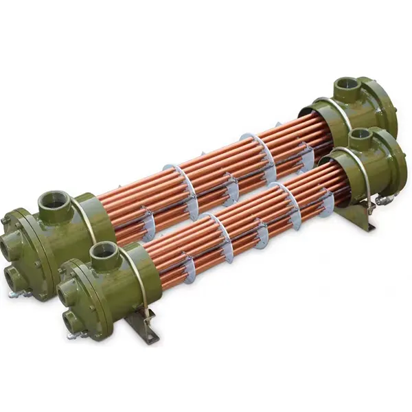 El intercambiador de calor de carcasa y tubos de diseño OEM/ODM fabrica un enfriador de aceite refrigerado por agua para motor
