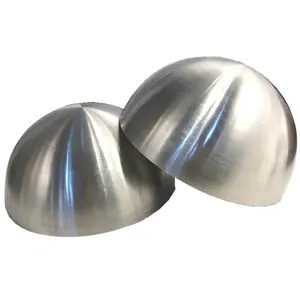 100mm 150mm 200mm 300mm 400mm 500mm 600mm Aluminum Hemisphere Half Hollow Aluminum Sphere Ball