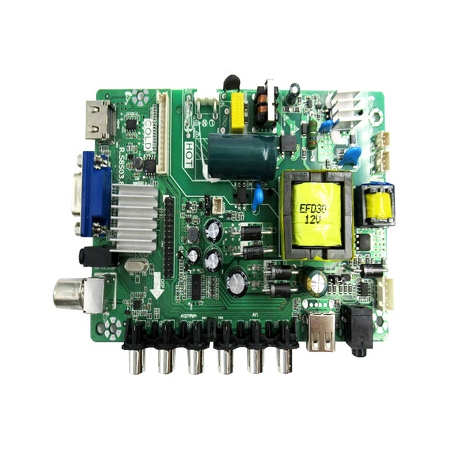 LCD TV Motherboard with Remote Control TP RD8503. PB819 for 32 Inches