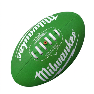 Balles de football internationales de règle australienne promotionnelles, balles personnalisées, balle AFL en caoutchouc de haute qualité, dernière 2025 - Product Image 1
