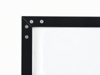 Tableau blanc magnétique effaçable à sec US Home Office en verre trempé transparent de 4 mm avec roulettes et support robuste en alliage d'aluminium