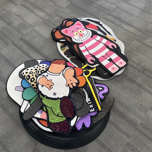 Tùy chỉnh Giày Thảm in gấu Anime thảm tùy chỉnh cắt khu vực thảm thể thao giày mat chống trượt sneaker hình thảm thiết kế - Product Image 2