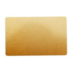 Metallic Gold/silver Flood Pvc Plastic Business/id/gift Card With Custom Printing Sprinkle Glitter Background Shining
