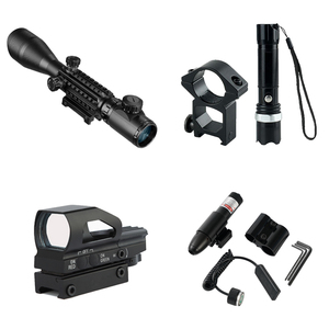 Nhà Máy bán hàng 4-in-1 Combo phạm vi 4-12x50eg chiến thuật Sight với Red Laser + Đèn Pin + Red Green Dot Sight phạm vi - Product Image 2