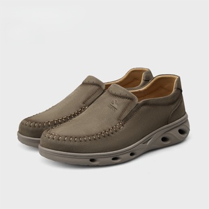 Mocassins à semelle épaisse, légers et respirants pour femmes, nouvelle collection automne 2026, en cuir microfibre, chaussures pour mères toutes saisons - Product Image 2