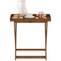 Table pliante en bois massif, mobilier d'extérieur, design minimaliste moderne, plateau de rangement polyvalent pour fruits et petit-déjeuner, planche à manger pour aliments préparés