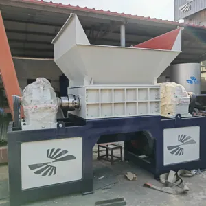 Máy tái chế lốp Shredder quần áo máy nghiền giá máy nhựa mềm tấm cao su nhiệm vụ nặng nề Shredder và máy nghiền