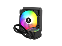 Système de refroidissement liquide pour PC de jeu 240 mm, ventilateur ARGB, refroidisseur AIO, roulement fluide, faible bruit 23 dB, compatible avec