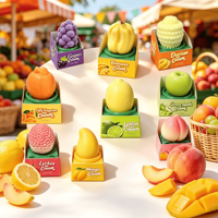En gros : Glaces aux fruits et bâtonnets glacés au chocolat aux saveurs exotiques (Ananas, Avocat, Pomme, Litchi, Mangue, Pêche)