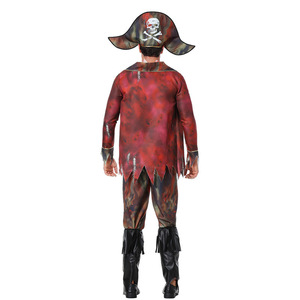 <span class=keywords><strong>Costume</strong></span> de cosplay de <span class=keywords><strong>pirate</strong></span> sanglant <span class=keywords><strong>des</strong></span> <span class=keywords><strong>Caraïbes</strong></span>, <span class=keywords><strong>costume</strong></span> de rôle-playing d'Halloween, tenue de zombie capitaine, <span class=keywords><strong>costume</strong></span> de fête de carnaval terrifiant - Product Image 4