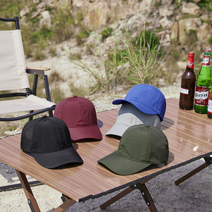 Haute qualité maille chapeau Sport séchage rapide chapeau hommes voyage Protection solaire doit ombrer respirant maille casquette de Baseball - Product Image 4