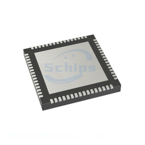 ชิ้นส่วนวงจรอิเล็กทรอนิกส์ DSPIC33EP512MC506-H_MR แบบฝังในช่องทางการผลิตของผู้ผลิต พร้อมแพดแบบเปิด 64 VFQFN - Product Image 1