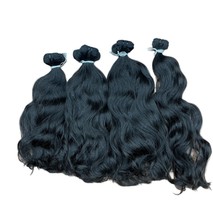 Extensiones de cabello virgen camboyano de un solo donante, textura sin procesar, minimos desprendimientos, precios de fábrica disponibles ahora - Product Image 1