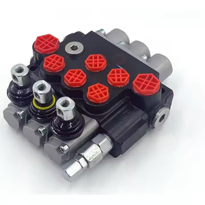 P40 Manual 3-Spool Directional Control Valve, 12V Double Acting, G3/8 Port | Construction Machinery Parts - Product Image 5