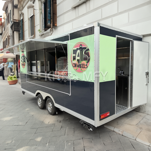 Camión de comida estándar de China EE. UU. Con equipo de cocina completo con remolques de comida de barbacoa de perro caliente de cocina móvil de súper rendimiento - Product Image 4