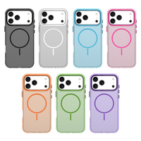 Coque de Téléphone Couleurs Bonbon avec Magnétique pour iPhone 17 Pro, Étui de Téléphone Translucide Luxe pour Séries iPhone 16 15 14 13 12 11