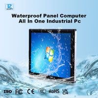 OEM/ODM gömülü bilgisayar sağlam IP65 çok inç dokunmatik Panel PC fansız All-In-One endüstriyel dokunmatik ekran PC stokta mevcut