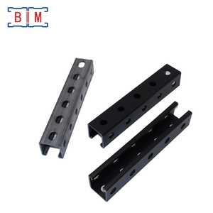 פרופיל פלדה P1000 עמיד במיוחד 1-5/8 X 1-5/8 אינץ' 41x41x2.5 מ\\\"מ גימור שחור מחורץ משולש - Product Image 4