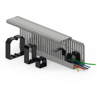 Dents fines PC + ABS Trunking Câble flexible fendu Trunking Câble de conduit de bus sans halogène Conduits de câblage de Trunking 40*40 60*40 65*65