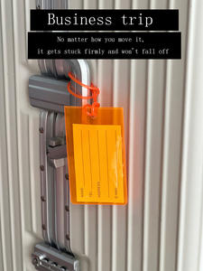 Bulk Groothandel Zimi Merk Heldere Kleur Waterdichte Zachte Pvc Mode Stijl Bagagelabels | Levendige Koffer Bagage Identificatie - Product Image 5