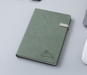 Cuaderno promocional de cuero PU con logotipo personalizado tamaño A5, diario de bolsillo, cuaderno de costura con hebilla pequeña, cuaderno promocional con <span class=keywords><strong>cambio</strong></span> de Color - Product Image 2