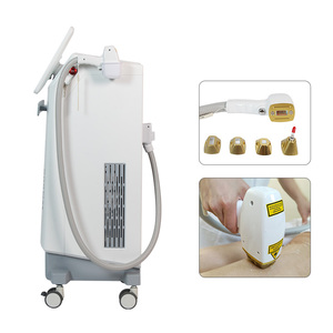 Nouvel appareil de beauté vertical à diode laser 808 pour l'épilation, magnétique, 4 têtes, triple refroidissement indolore, rajeunissement cutané permanent - Product Image 4