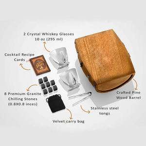 Logo personnalisé Verre à liqueur à whisky Verres à vin rouge avec <span class=keywords><strong>pierre</strong></span> de glace Coffret cadeau fantaisie Tendances Nouveautés 2026 Nouvelles idées de produits 2026 - Product Image 3