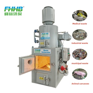 Lò đốt chất thải y tế điều khiển thông minh mới bắt đầu bằng một cú nhấp chuột cho các nhà máy sản xuất - Product Image 3