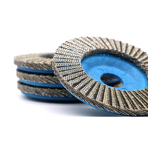 Fabricant électrolytique 4/4.5/5 pouces 100MM disque de roue à lamelles diamantées électrolytiques pour aluminium/alliage/tungstène/carbure durable - Product Image 1