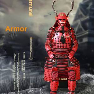 Disfraz de Guerrero <span class=keywords><strong>Samurai</strong></span> con Armadura de Tamaño Real y Kabuto para Museo o Cosplay - Product Image 1
