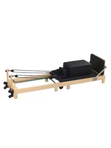 Nuevo diseño de madera plegable Yoga Fitness Pilates máquina roble Arce madera plegable Pilates Reformer para estudio - Product Image 3