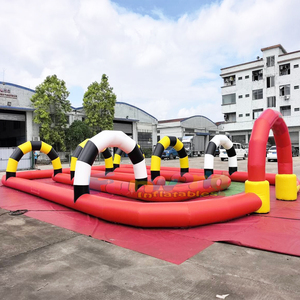 Pistas de carreras inflables de PVC de calidad comercial para juegos deportivos, coches de choque y karts. - Product Image 3