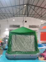 Nouveau bateau de camping aquatique, bateau gonflable, tente flottante gonflable, nouvelle petite tente aquatique