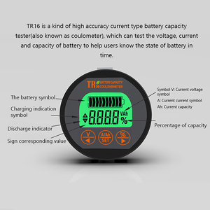 Testeur de capacité de batterie au lithium-fer-phosphate pour véhicule TR16H avec affichage de puissance et compteur Coulomb - Product Image 3