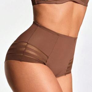 Ladymate ODM/OEM Ropa Interior Moldeadora Para Mujer Women <strong>High</strong> <strong>Waist</strong> Shaper Panty Mesh Patchwork <strong>High</strong> <strong>Waist</strong> Shaper <strong>Underwear</strong> - Product Image 4