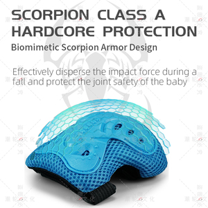 Ensemble de protections médicales pour enfants, coque rigide en éponge épaisse, protection de base, vélo, <span class=keywords><strong>roller</strong></span>, skateboard, protège-coudes - Product Image 3