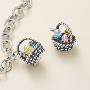 Bijoux en émail sur le thème de <span class=keywords><strong>James</strong></span> Avery en argent sterling S925 - Bracelet, collier, pendentif DIY pour Pâques, les fêtes et la vie quotidienne - Product Image 3